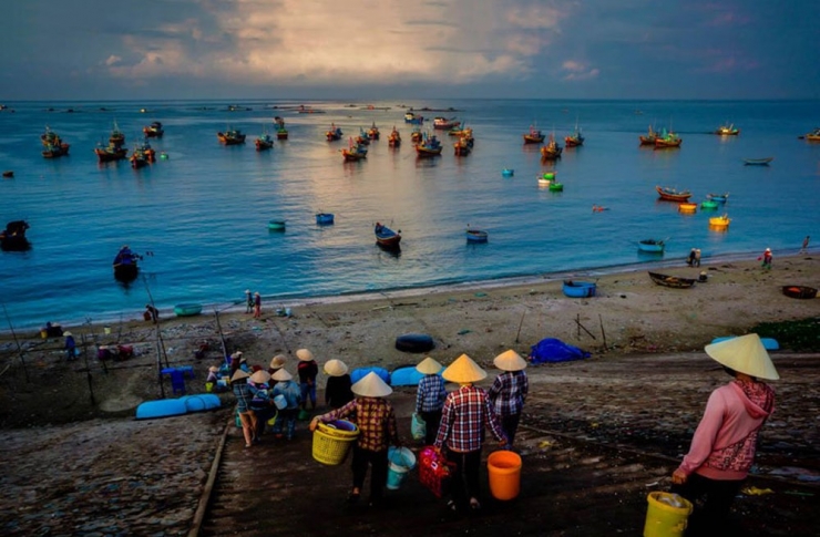 Tại làng chài Mũi Né, bạn sẽ được trải nghiệm cuộc sống và nghề chài lưới của các ngư dân