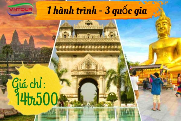 Tour du lịch Lào - Campuchia - Thái Lan 6N5Đ 2023