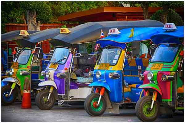 xe tuk tuk tại Thái Lan